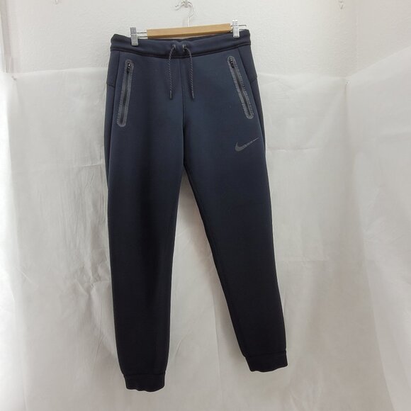 Nike Pants Mens MEDIUM Black Therma-Fit Water Resistant Thermal Training Joggers - Picture 1 of 16